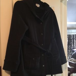 Black maternity jacket